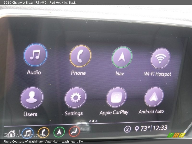 Red Hot / Jet Black 2020 Chevrolet Blazer RS AWD
