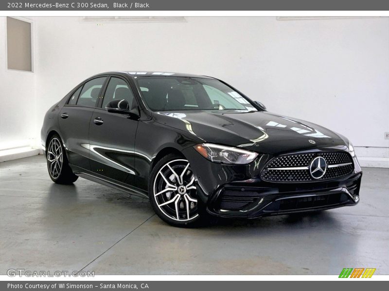 Black / Black 2022 Mercedes-Benz C 300 Sedan
