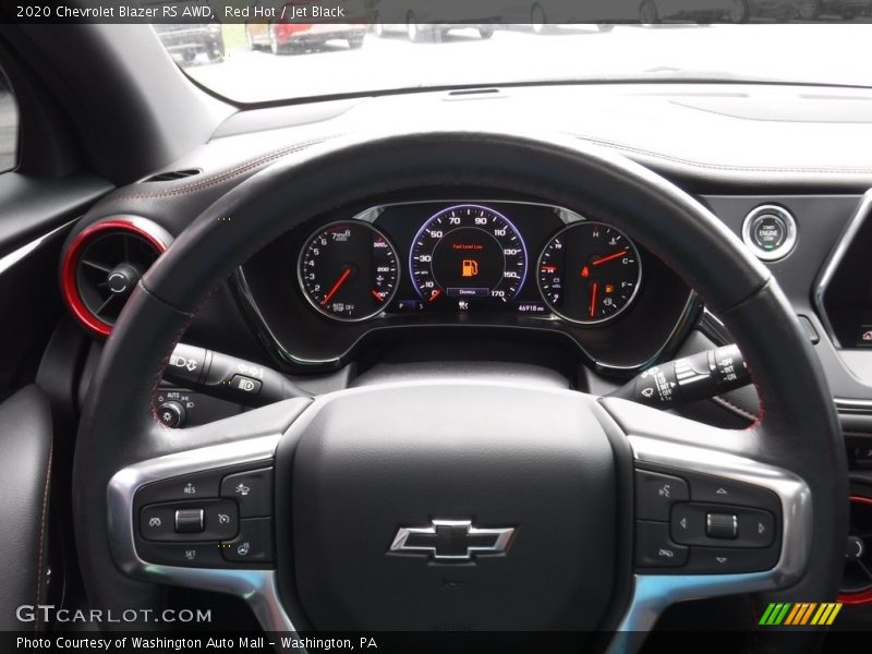 Red Hot / Jet Black 2020 Chevrolet Blazer RS AWD