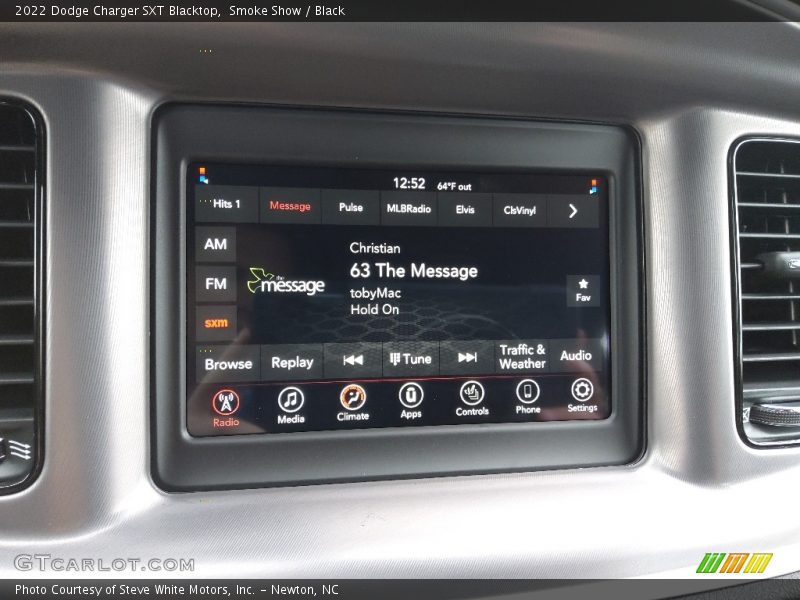 Smoke Show / Black 2022 Dodge Charger SXT Blacktop