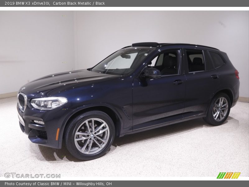Carbon Black Metallic / Black 2019 BMW X3 xDrive30i