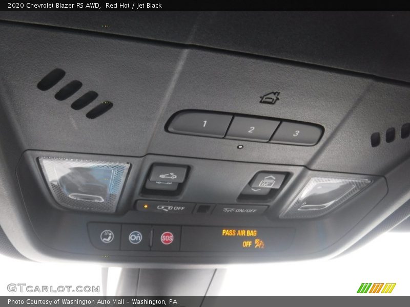 Red Hot / Jet Black 2020 Chevrolet Blazer RS AWD