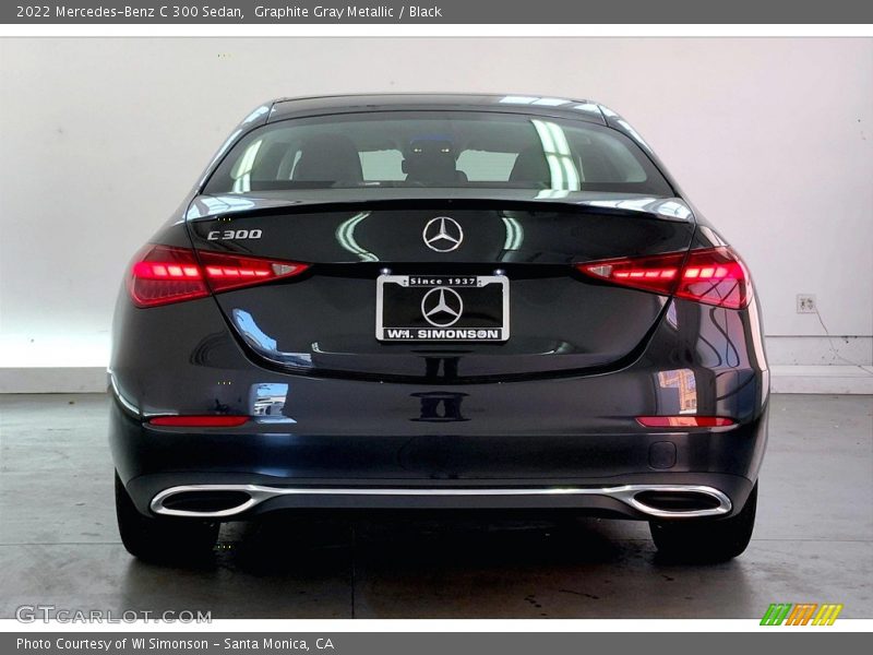 Graphite Gray Metallic / Black 2022 Mercedes-Benz C 300 Sedan