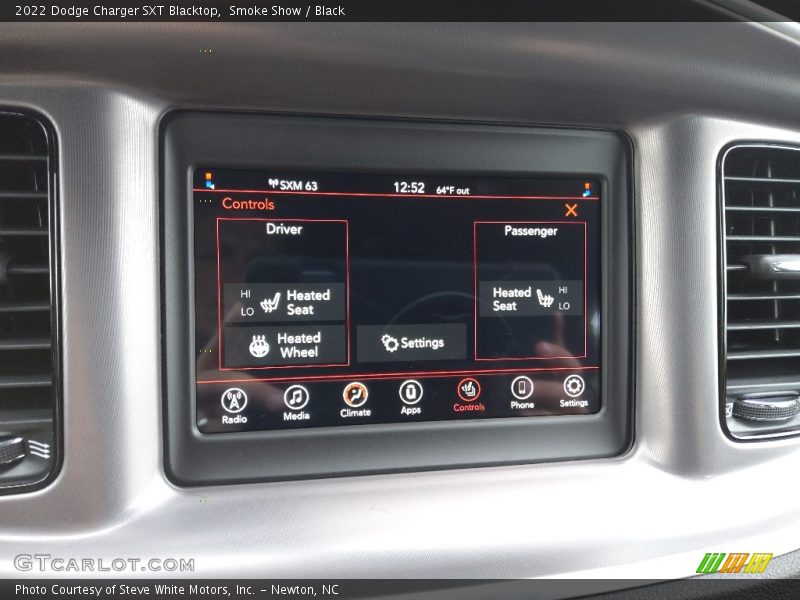 Smoke Show / Black 2022 Dodge Charger SXT Blacktop