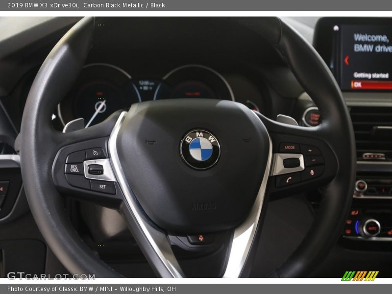 Carbon Black Metallic / Black 2019 BMW X3 xDrive30i