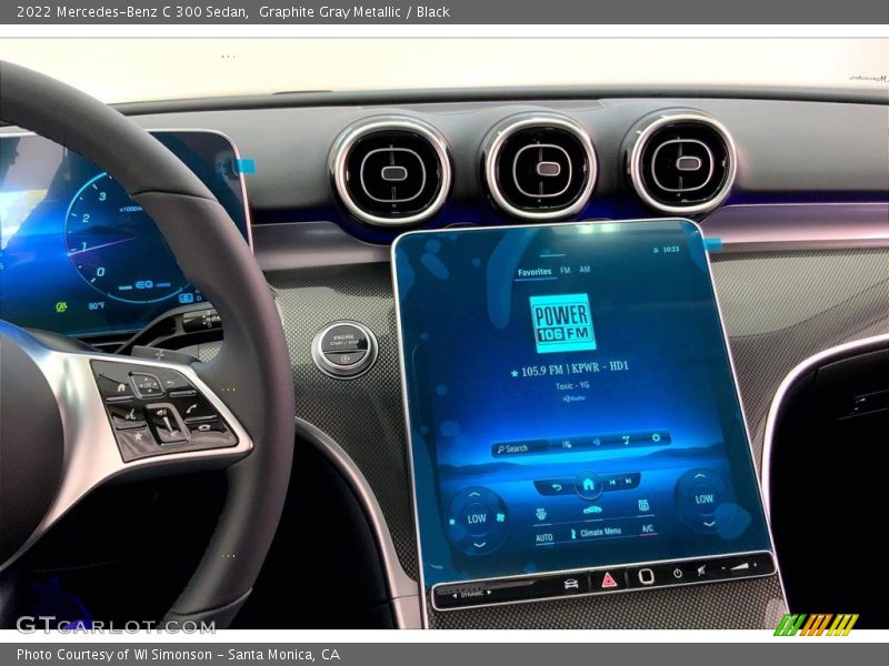 Controls of 2022 C 300 Sedan