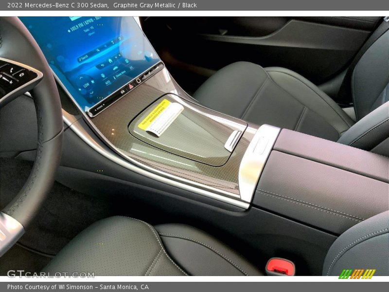Graphite Gray Metallic / Black 2022 Mercedes-Benz C 300 Sedan
