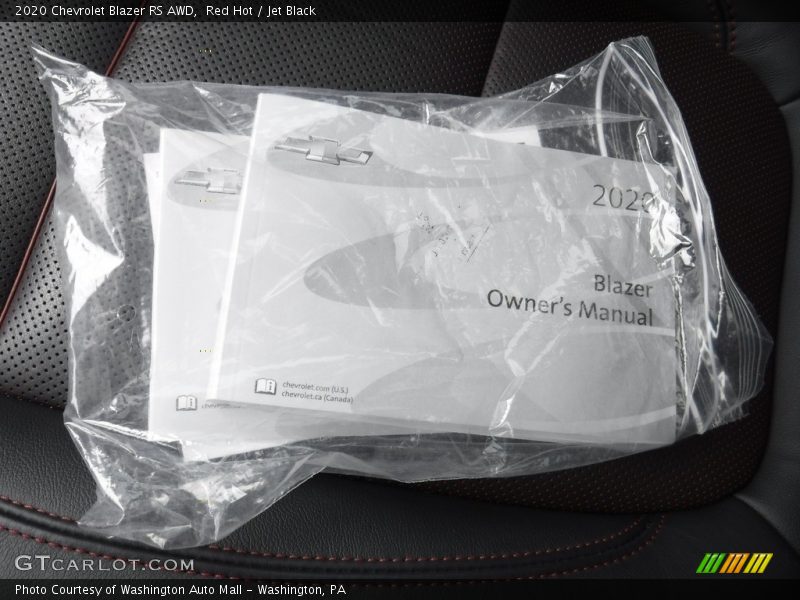 Red Hot / Jet Black 2020 Chevrolet Blazer RS AWD