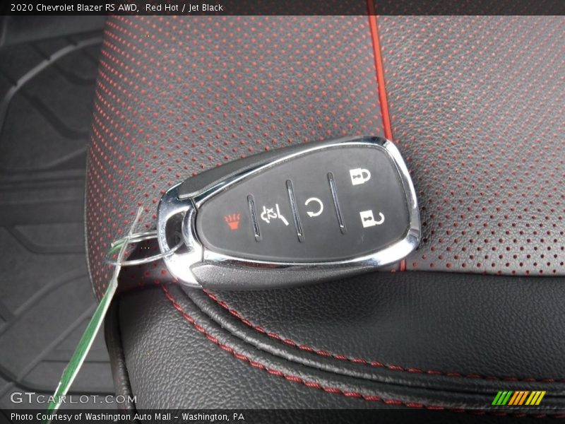 Red Hot / Jet Black 2020 Chevrolet Blazer RS AWD