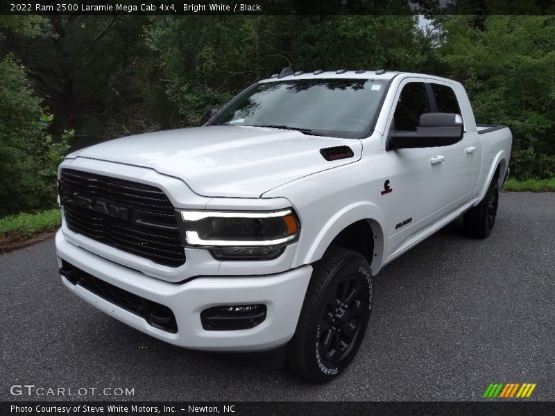 Bright White / Black 2022 Ram 2500 Laramie Mega Cab 4x4