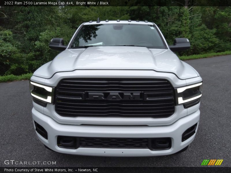Bright White / Black 2022 Ram 2500 Laramie Mega Cab 4x4