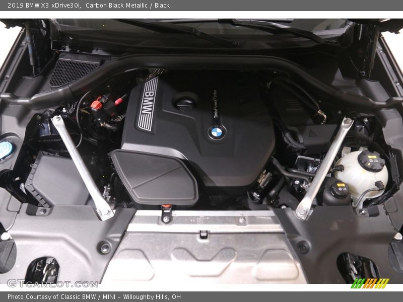 Carbon Black Metallic / Black 2019 BMW X3 xDrive30i