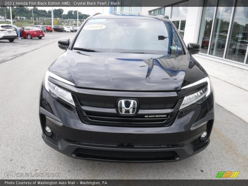 Crystal Black Pearl / Black 2021 Honda Pilot Black Edition AWD