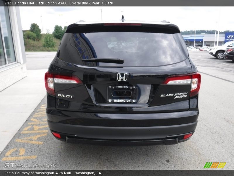 Crystal Black Pearl / Black 2021 Honda Pilot Black Edition AWD