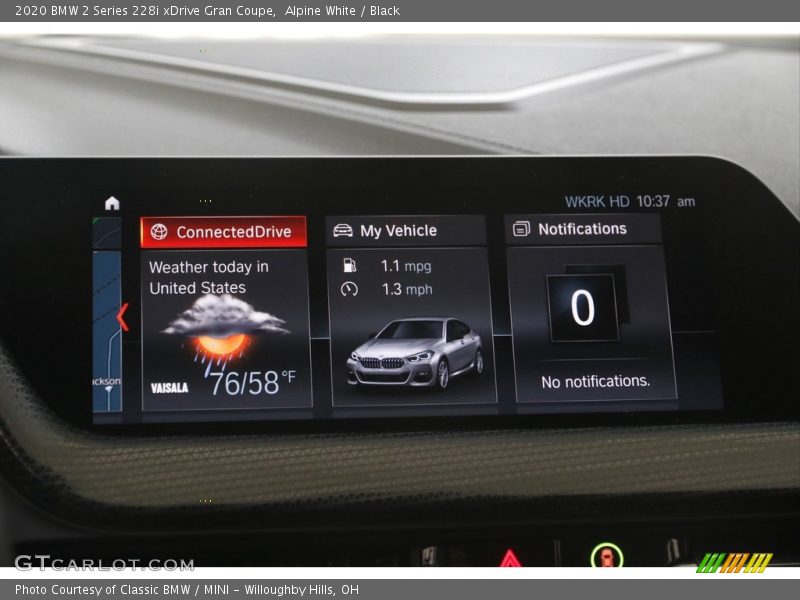 Alpine White / Black 2020 BMW 2 Series 228i xDrive Gran Coupe