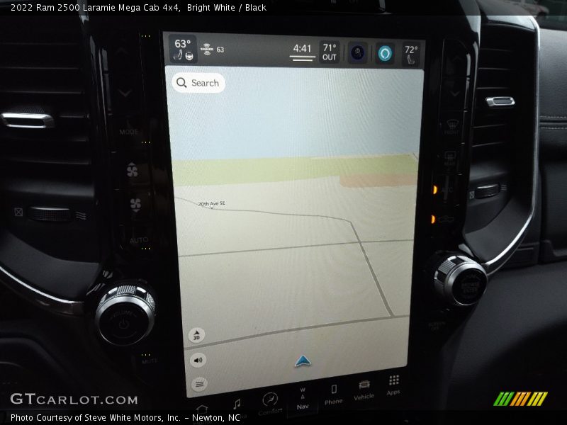 Navigation of 2022 2500 Laramie Mega Cab 4x4