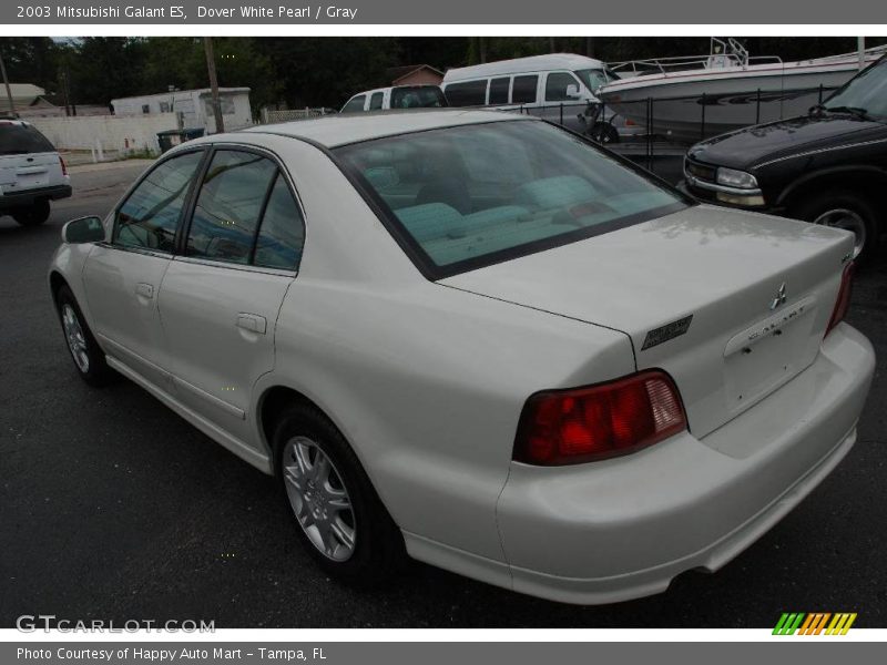 Dover White Pearl / Gray 2003 Mitsubishi Galant ES