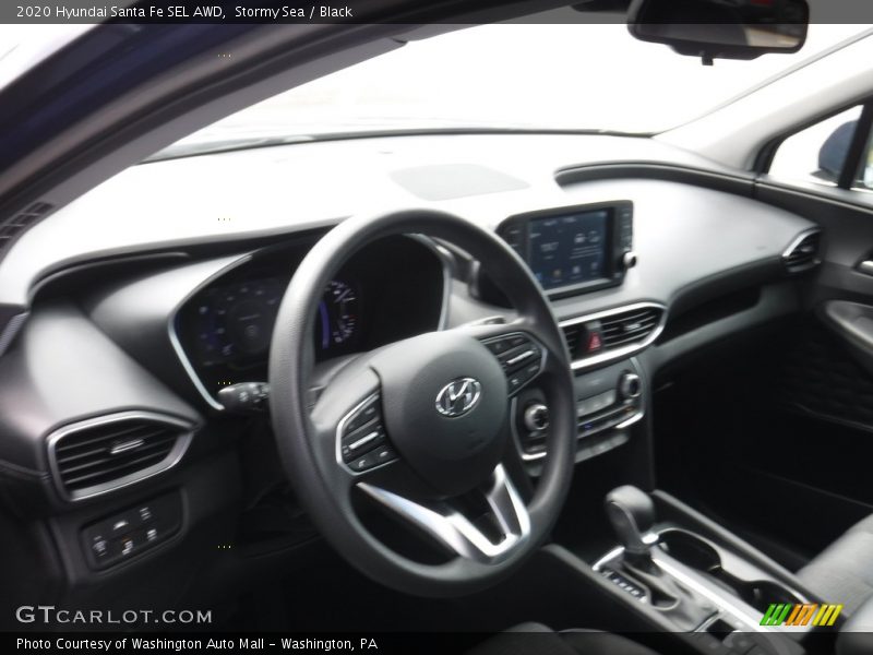 Stormy Sea / Black 2020 Hyundai Santa Fe SEL AWD