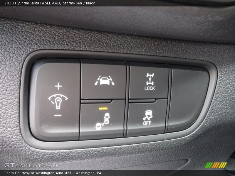 Stormy Sea / Black 2020 Hyundai Santa Fe SEL AWD