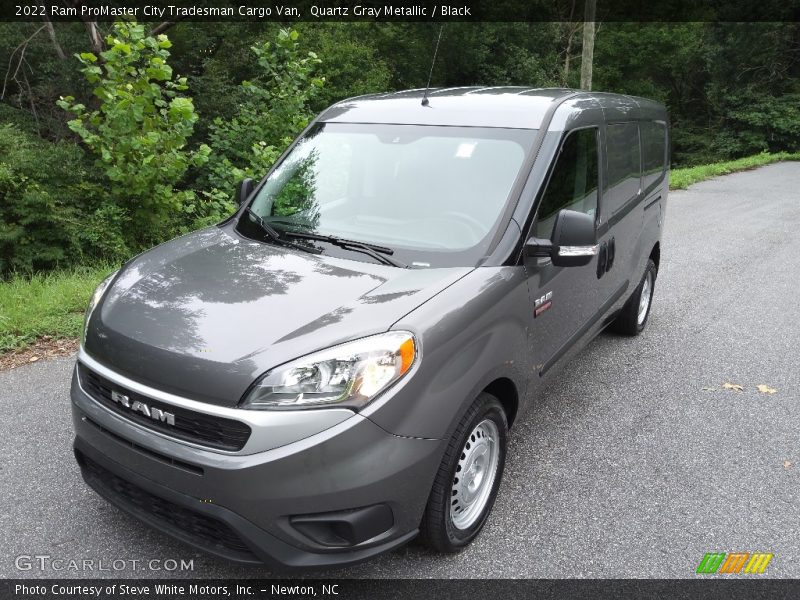 Quartz Gray Metallic / Black 2022 Ram ProMaster City Tradesman Cargo Van