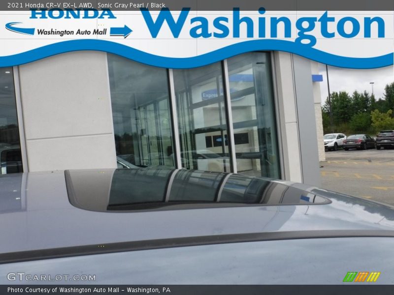 Sonic Gray Pearl / Black 2021 Honda CR-V EX-L AWD