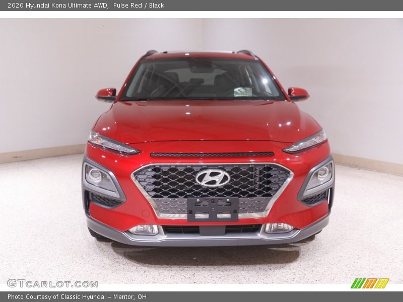 Pulse Red / Black 2020 Hyundai Kona Ultimate AWD