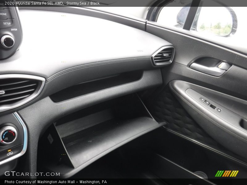 Stormy Sea / Black 2020 Hyundai Santa Fe SEL AWD