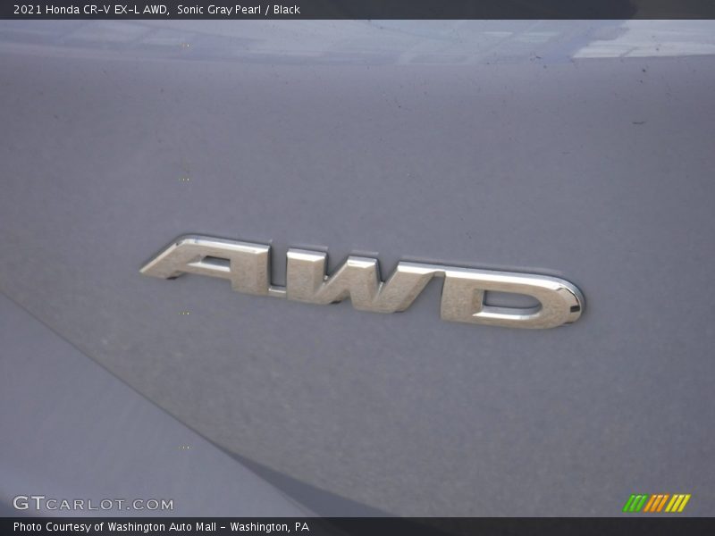 Sonic Gray Pearl / Black 2021 Honda CR-V EX-L AWD