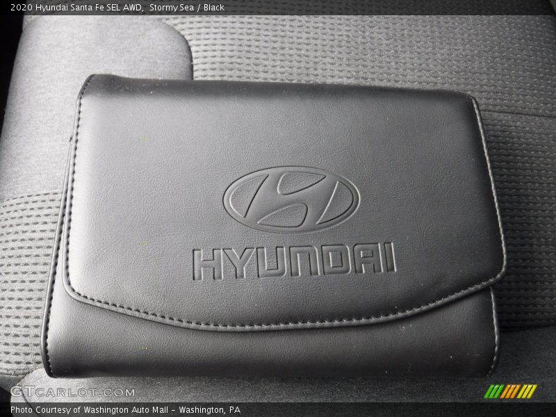 Stormy Sea / Black 2020 Hyundai Santa Fe SEL AWD