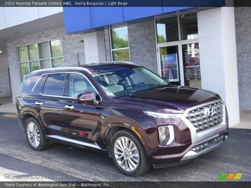 Sierra Burgundy / Light Beige 2020 Hyundai Palisade Limited AWD