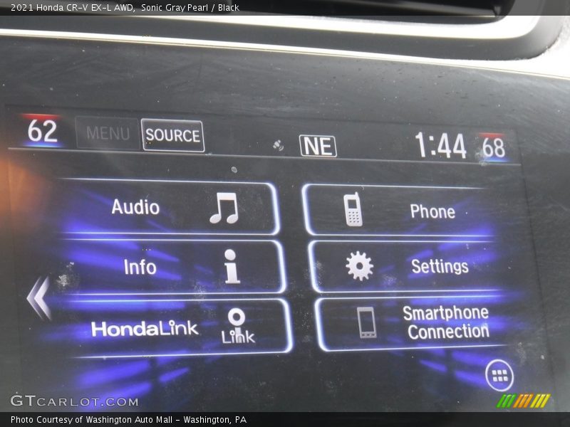 Sonic Gray Pearl / Black 2021 Honda CR-V EX-L AWD