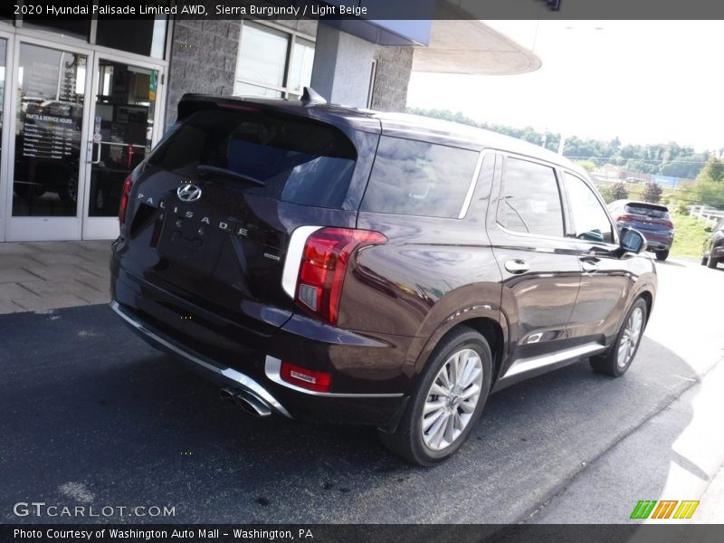 Sierra Burgundy / Light Beige 2020 Hyundai Palisade Limited AWD