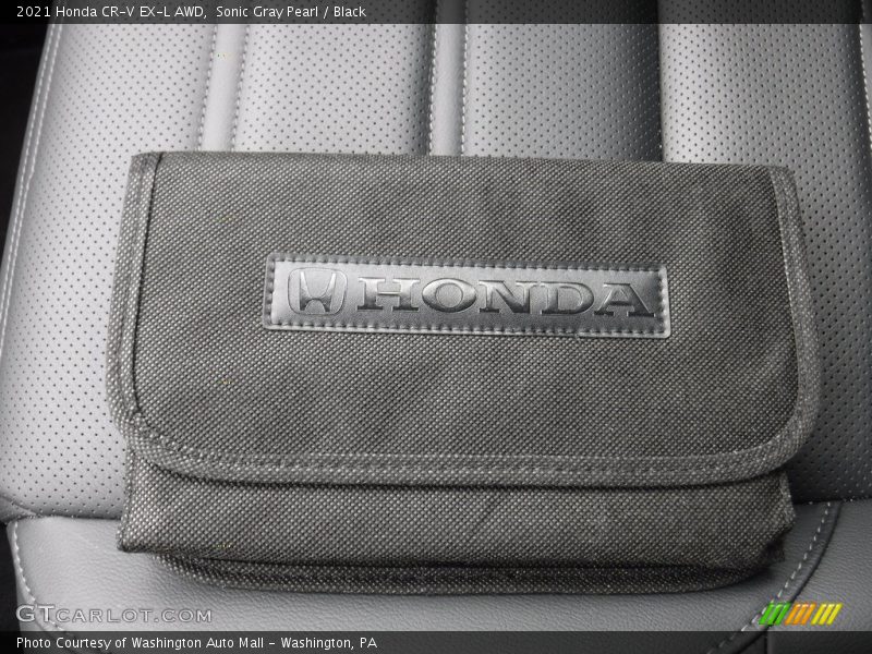 Sonic Gray Pearl / Black 2021 Honda CR-V EX-L AWD