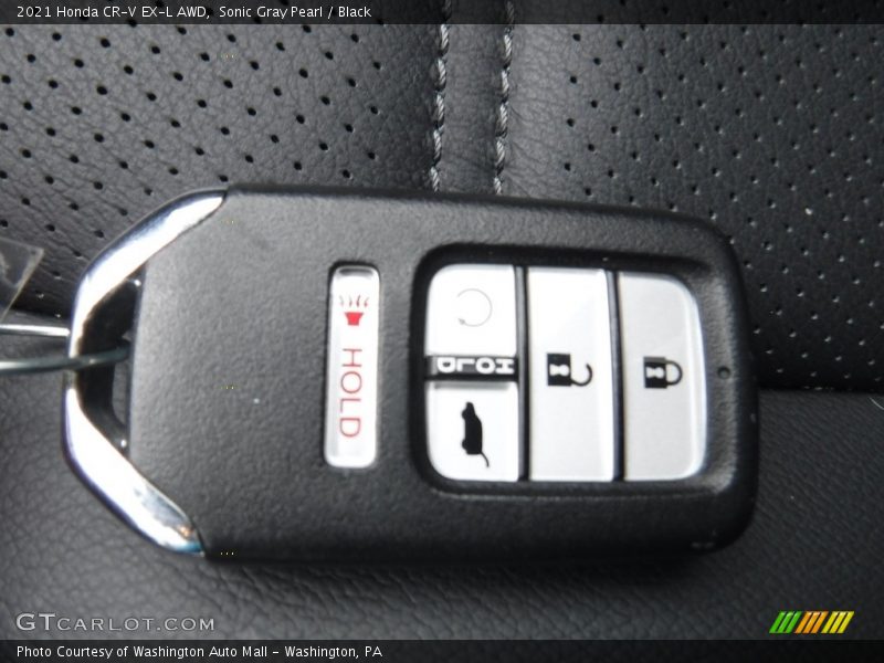 Sonic Gray Pearl / Black 2021 Honda CR-V EX-L AWD