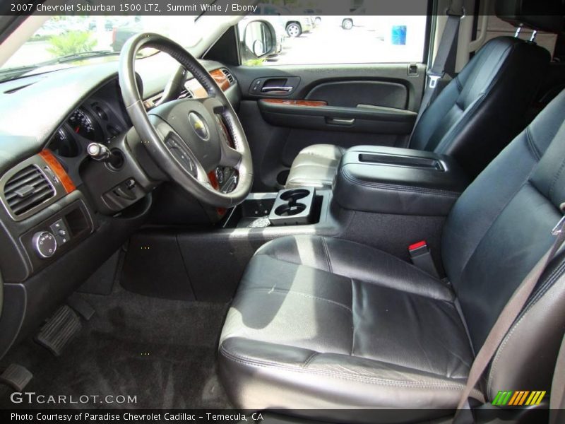 Summit White / Ebony 2007 Chevrolet Suburban 1500 LTZ
