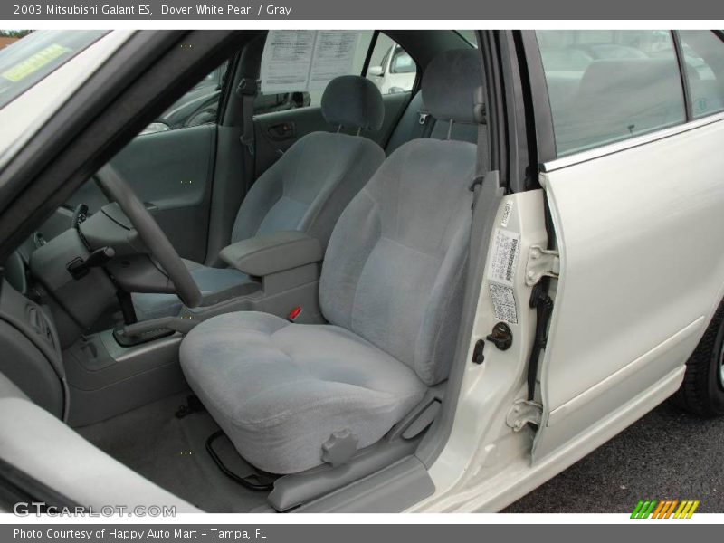 Dover White Pearl / Gray 2003 Mitsubishi Galant ES