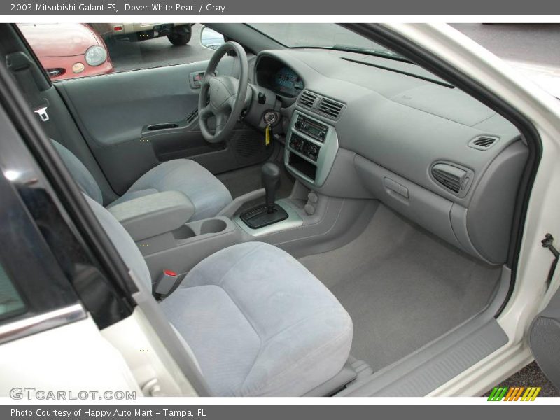 Dover White Pearl / Gray 2003 Mitsubishi Galant ES