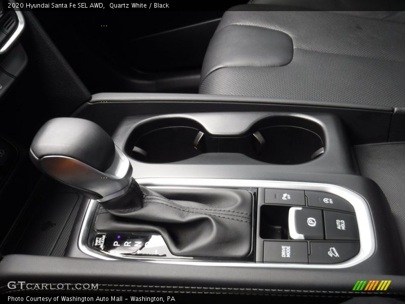 Quartz White / Black 2020 Hyundai Santa Fe SEL AWD