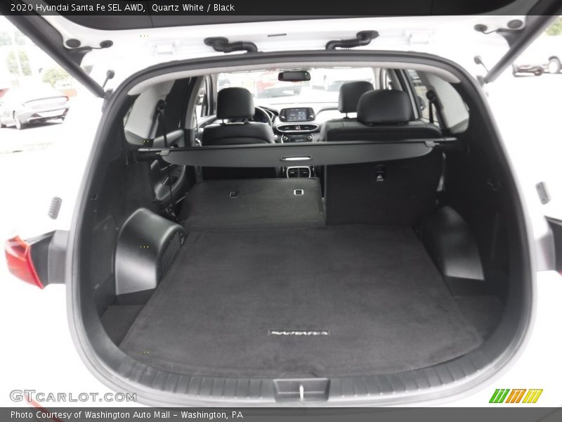 Quartz White / Black 2020 Hyundai Santa Fe SEL AWD