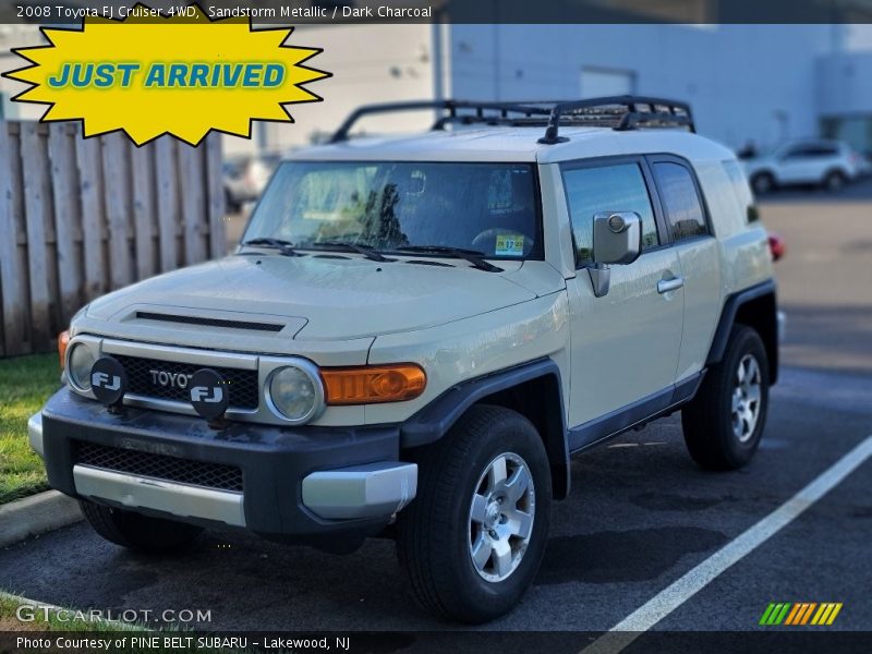 Sandstorm Metallic / Dark Charcoal 2008 Toyota FJ Cruiser 4WD