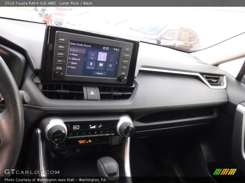Lunar Rock / Black 2019 Toyota RAV4 XLE AWD