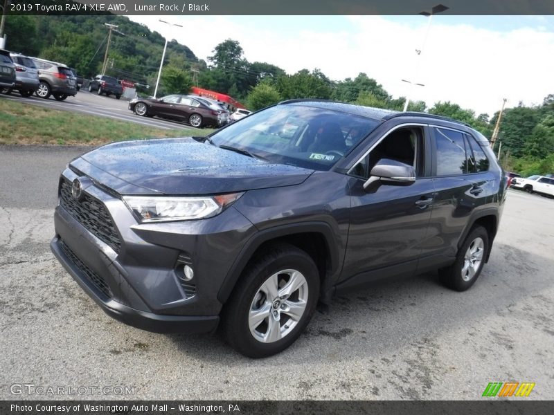 Lunar Rock / Black 2019 Toyota RAV4 XLE AWD