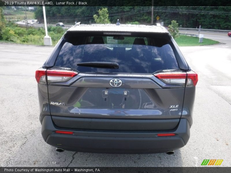 Lunar Rock / Black 2019 Toyota RAV4 XLE AWD