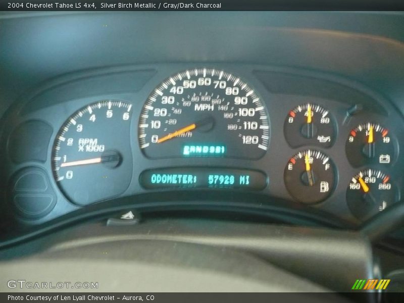 Silver Birch Metallic / Gray/Dark Charcoal 2004 Chevrolet Tahoe LS 4x4
