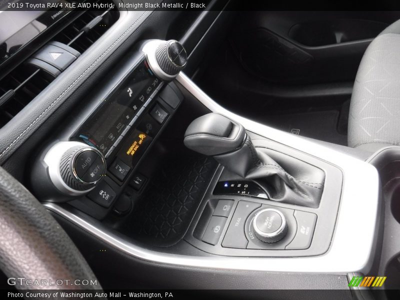 Midnight Black Metallic / Black 2019 Toyota RAV4 XLE AWD Hybrid