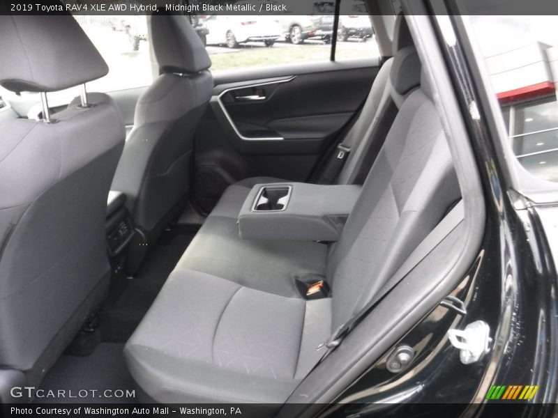 Midnight Black Metallic / Black 2019 Toyota RAV4 XLE AWD Hybrid