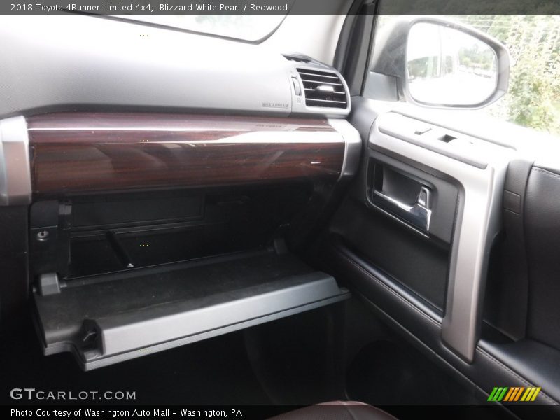 Blizzard White Pearl / Redwood 2018 Toyota 4Runner Limited 4x4