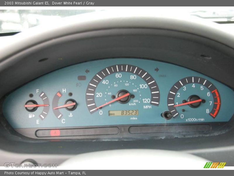 Dover White Pearl / Gray 2003 Mitsubishi Galant ES