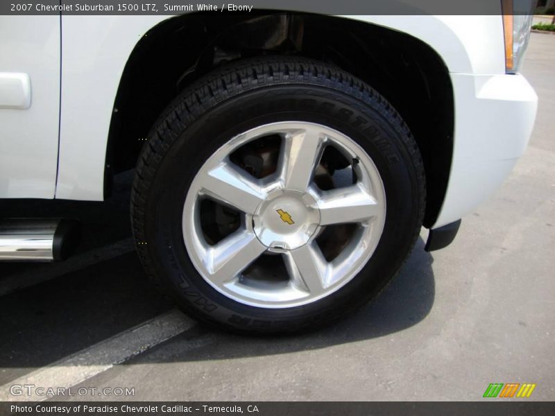 Summit White / Ebony 2007 Chevrolet Suburban 1500 LTZ