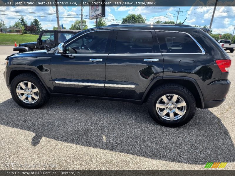 Black Forest Green Pearl / New Saddle/Black 2013 Jeep Grand Cherokee Overland 4x4